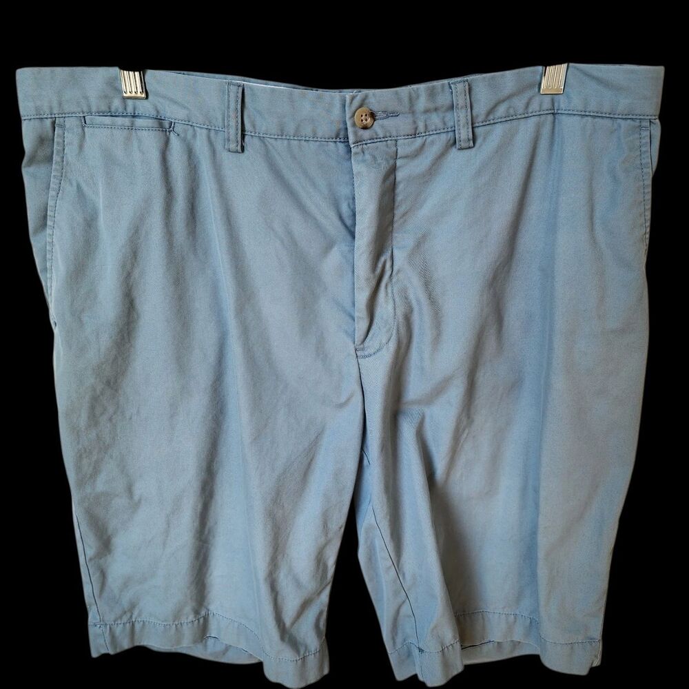Polo Ralph Lauren Chino Shorts Men's 38 Light Blue Cotton Flat Front Golf